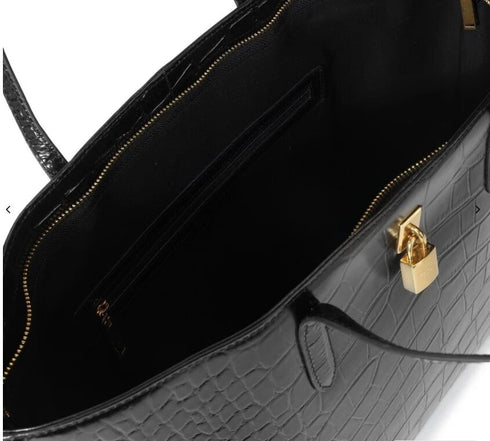 Τσάντα ώμου δέρμα Londonn Ted Baker 274676 μαύρο